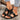 Elara Buckle Slip-On Leather Sandals