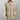 Beige long-sleeve shirt on a hanger against a gray background