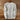 Gray long-sleeve shirt on a wooden hanger against a wooden background