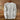 Gray long-sleeve shirt on a wooden hanger against a wooden background