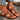 Elara Buckle Slip-On Leather Sandals