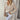 Evelyn Crochet Sleeve Knit V-Neck Sweater
