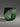 Green watch strap on a gray background