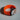 Smartwatch with an orange band on a gray background