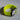 Smartwatch with a bright green band on a gray background